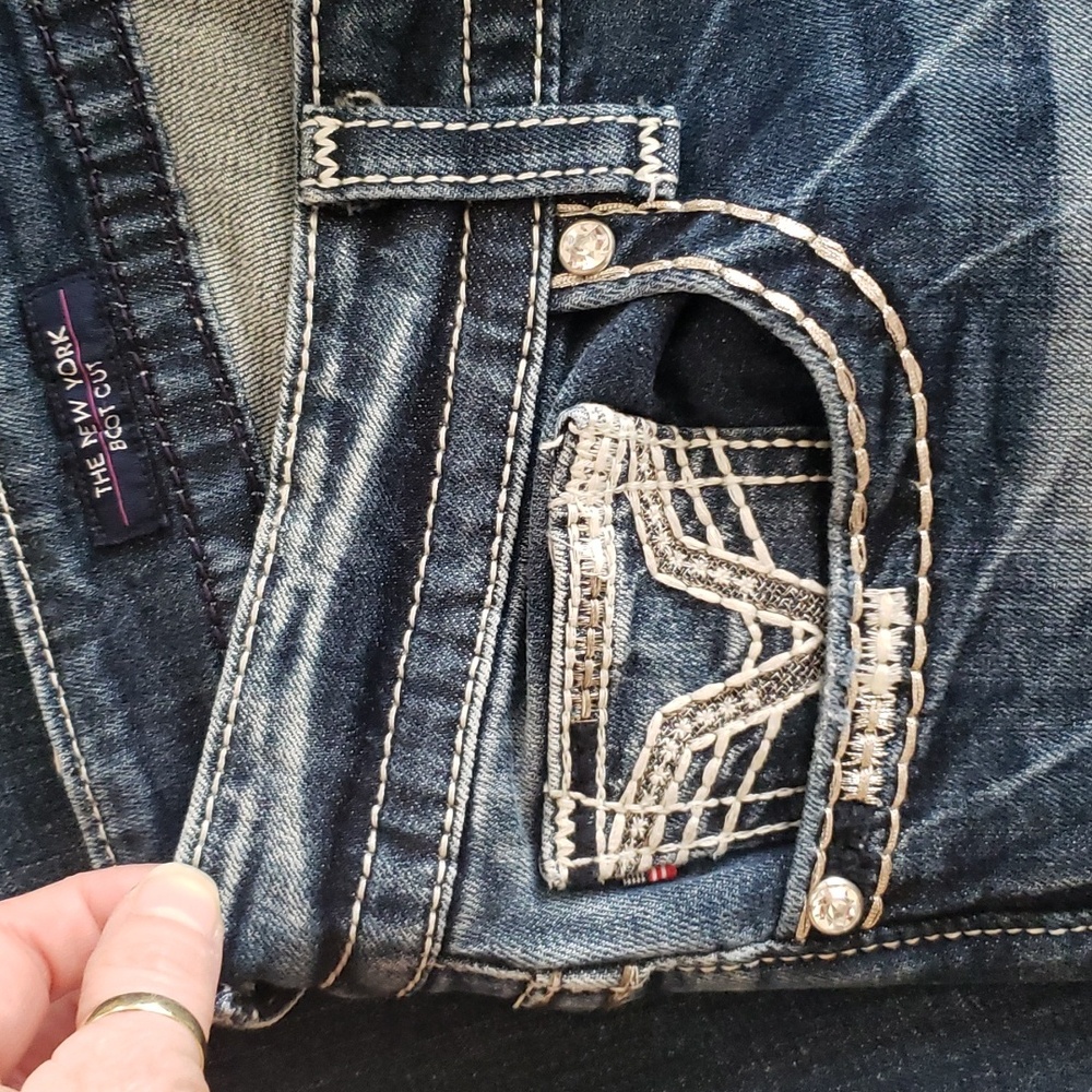 74. Vigoss Women's Bootcut Jeans Sz 9/10 - Picture 3 of 5